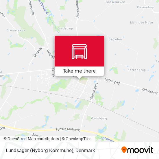 Lundsager (Nyborg Kommune) map