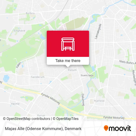 Majas Alle (Odense Kommune) map