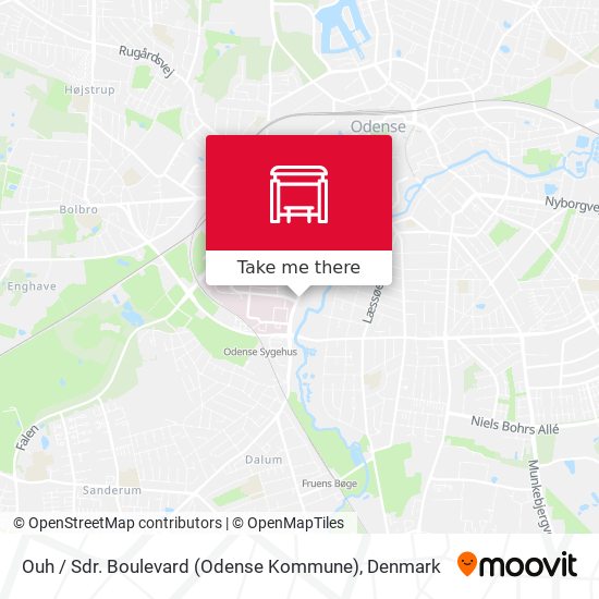 Ouh / Sdr. Boulevard (Odense Kommune) map