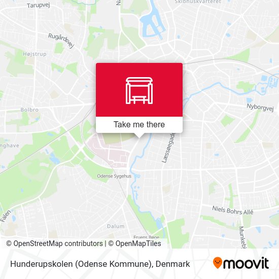 Hunderupskolen (Odense Kommune) map