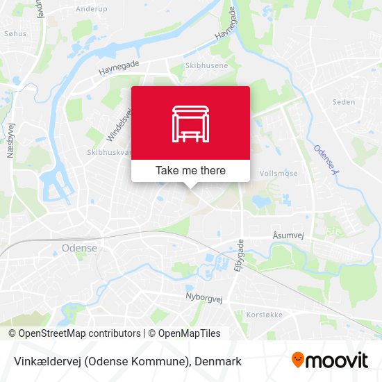 Vinkældervej (Odense Kommune) map