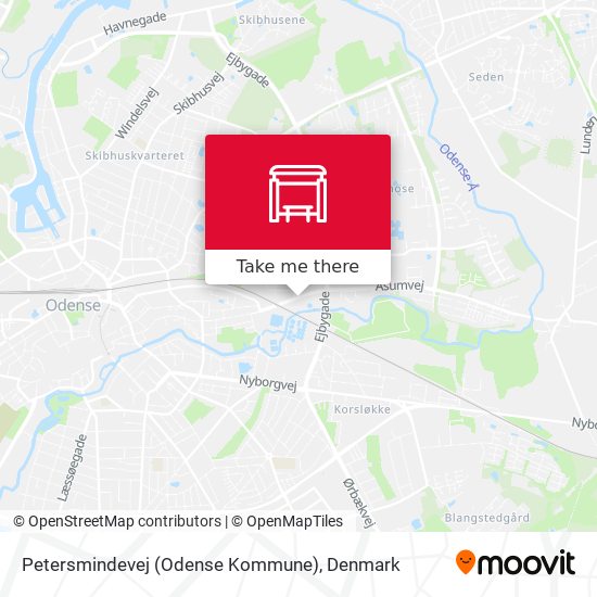 Petersmindevej (Odense Kommune) map