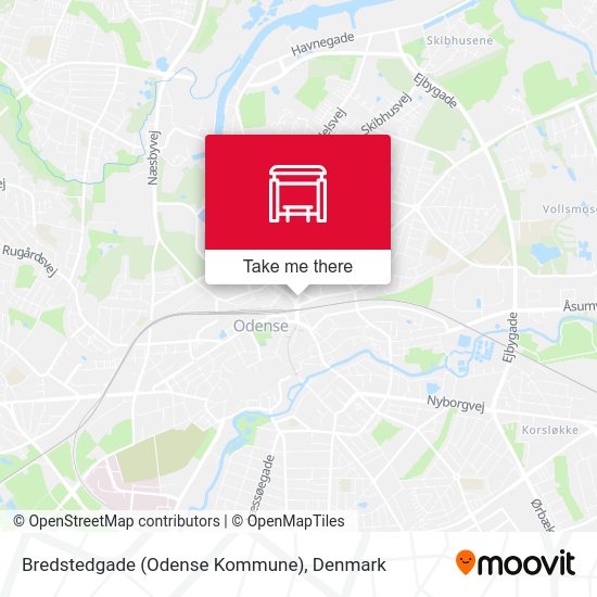 Bredstedgade (Odense Kommune) map