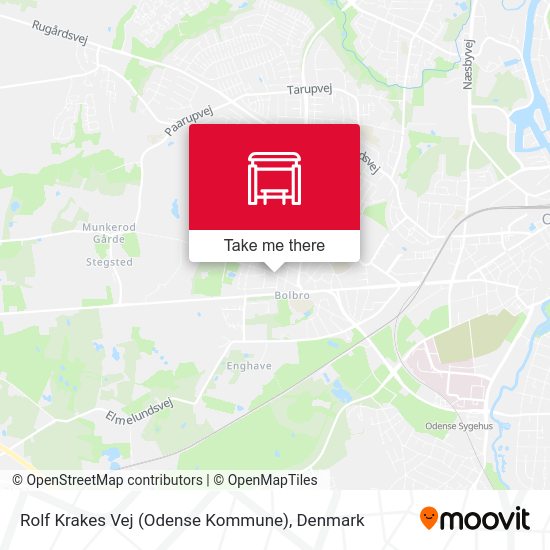 Rolf Krakes Vej (Odense Kommune) map