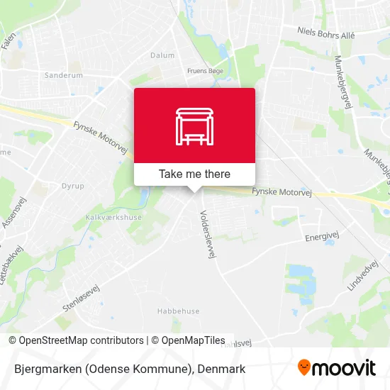 Bjergmarken (Odense Kommune) map