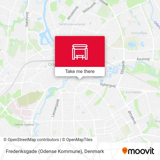 Frederiksgade (Odense Kommune) map