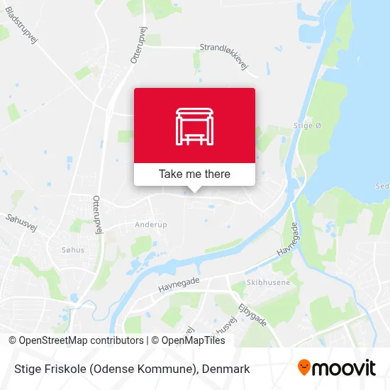 Stige Friskole (Odense Kommune) map