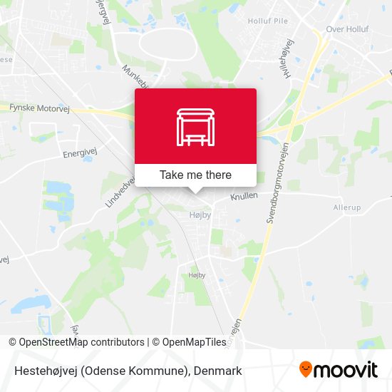 Hestehøjvej (Odense Kommune) map