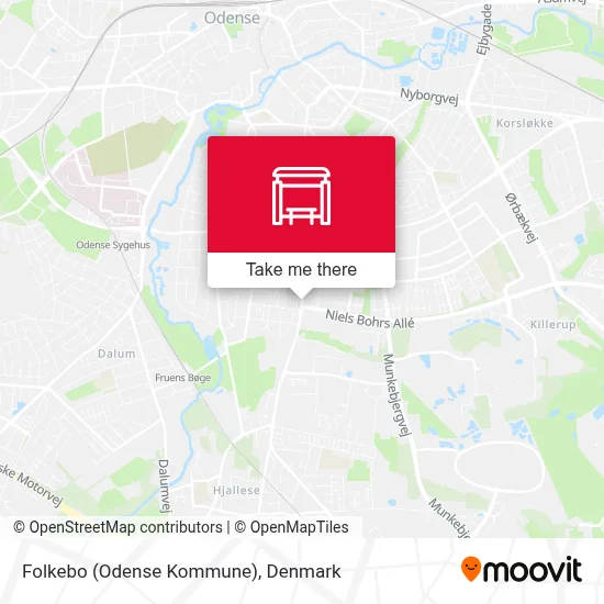 Folkebo (Odense Kommune) map