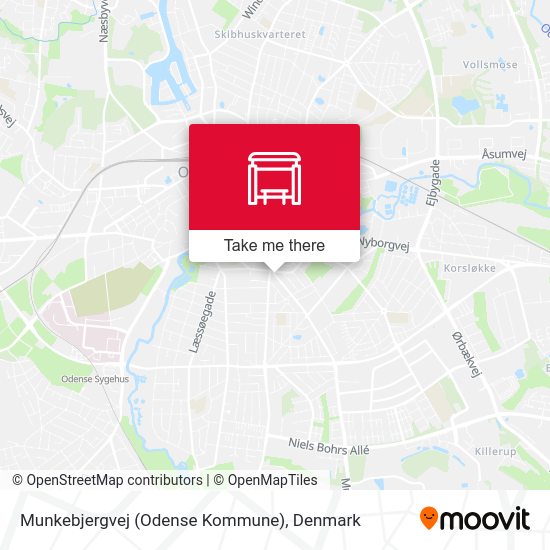 Munkebjergvej (Odense Kommune) map