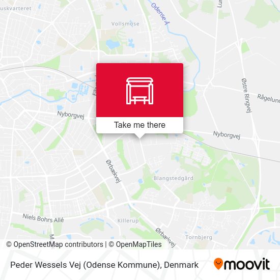 Peder Wessels Vej (Odense Kommune) map