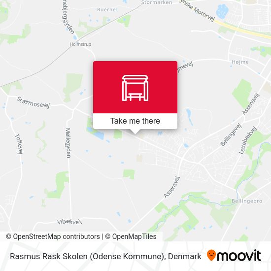 Rasmus Rask Skolen (Odense Kommune) map