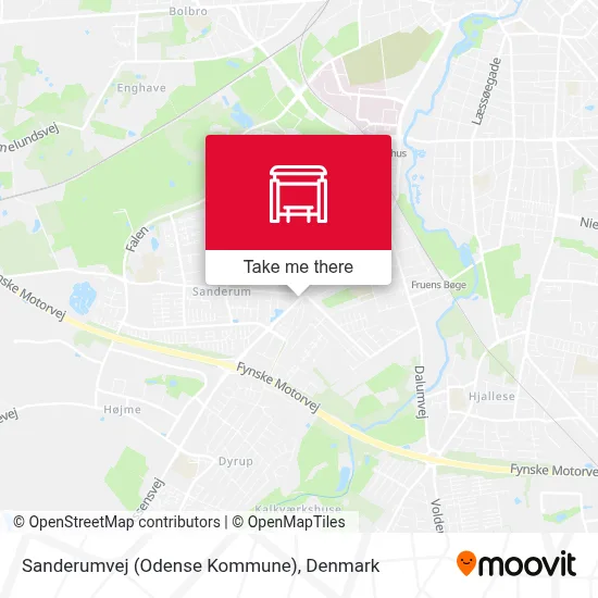 Sanderumvej (Odense Kommune) map