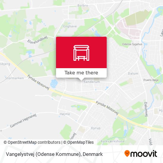 Vangelystvej (Odense Kommune) map