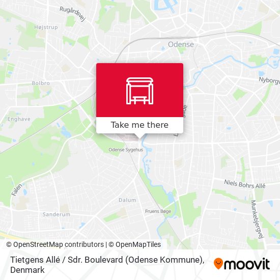 Tietgens Allé / Sdr. Boulevard (Odense Kommune) map