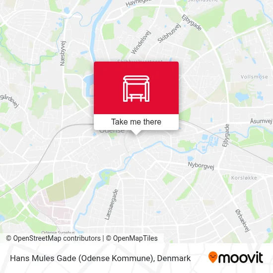 Hans Mules Gade (Odense Kommune) map