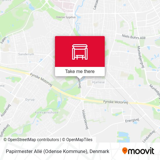 Papirmester Allé (Odense Kommune) map