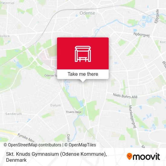 Skt. Knuds Gymnasium (Odense Kommune) map