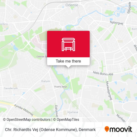 Chr. Richardts Vej (Odense Kommune) map