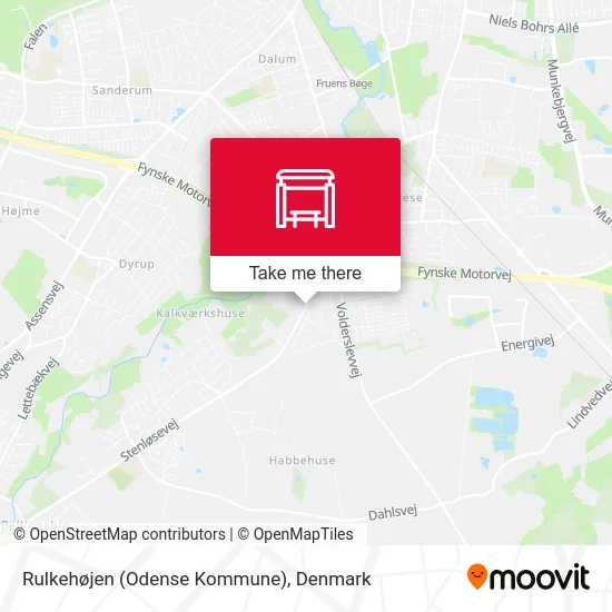 Rulkehøjen (Odense Kommune) map