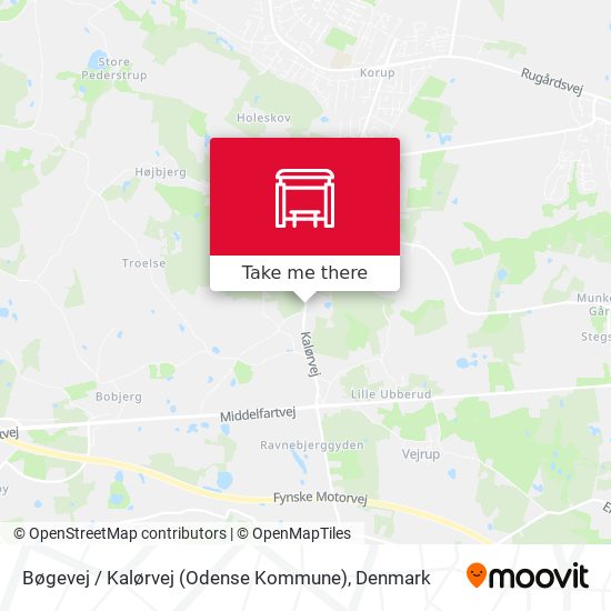 Bøgevej / Kalørvej (Odense Kommune) map