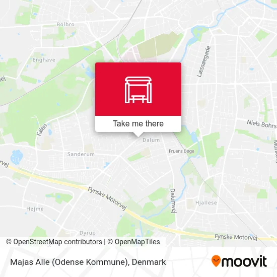 Majas Alle (Odense Kommune) map