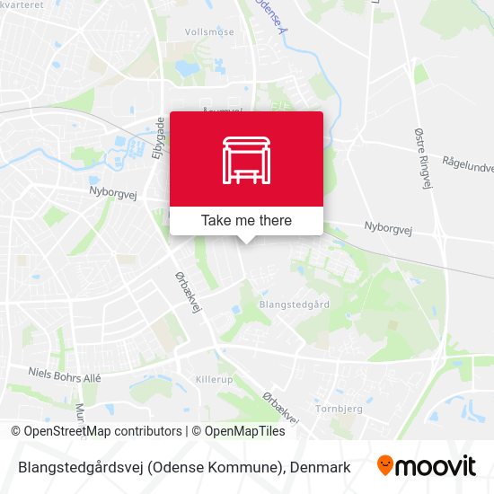 Blangstedgårdsvej (Odense Kommune) map