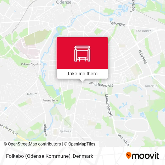 Folkebo (Odense Kommune) map