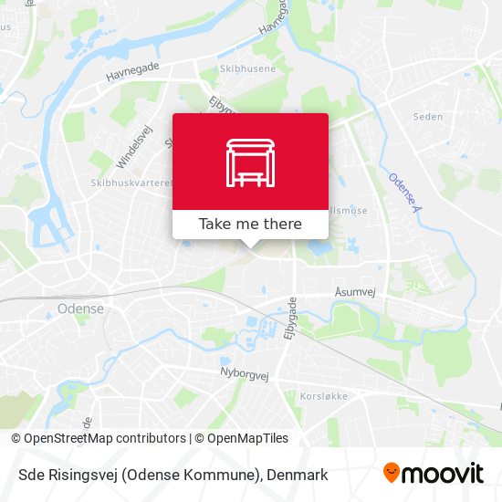 Sde Risingsvej (Odense Kommune) map