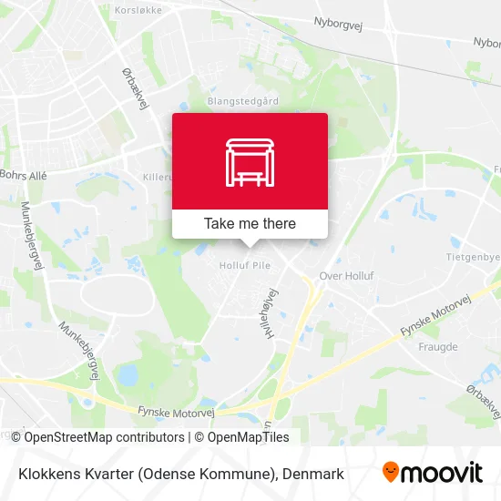 Klokkens Kvarter (Odense Kommune) map