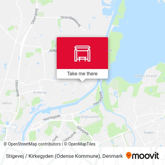 Stigevej / Kirkegyden (Odense Kommune) map