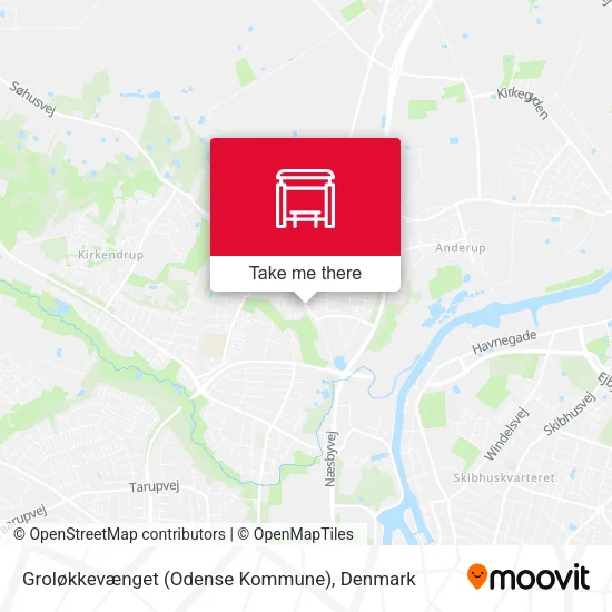 Groløkkevænget (Odense Kommune) map