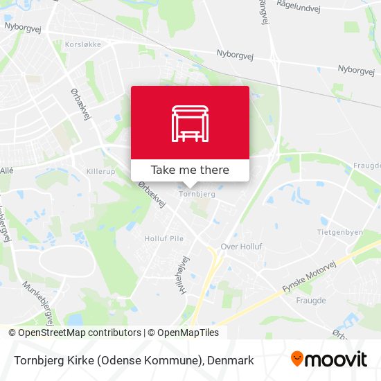 Tornbjerg Kirke (Odense Kommune) map