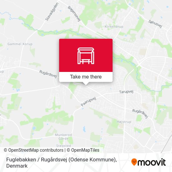 Fuglebakken / Rugårdsvej (Odense Kommune) map