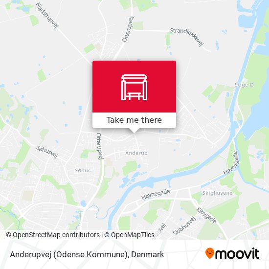 Anderupvej (Odense Kommune) map