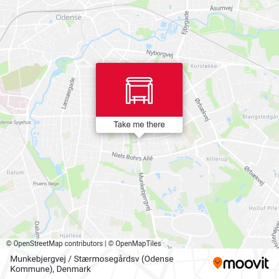 Munkebjergvej / Stærmosegårdsv (Odense Kommune) map