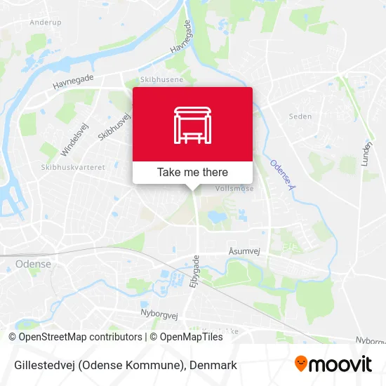 Gillestedvej (Odense Kommune) map
