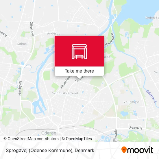Sprogøvej (Odense Kommune) map