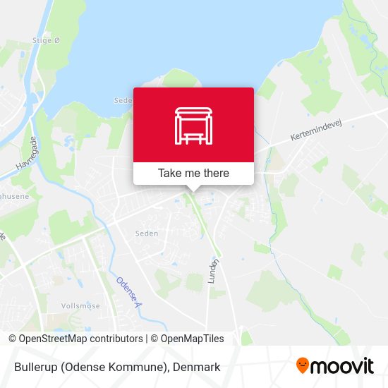 Bullerup (Odense Kommune) map
