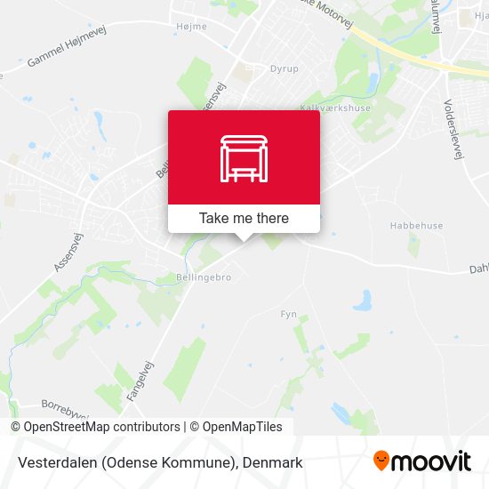 Vesterdalen (Odense Kommune) map
