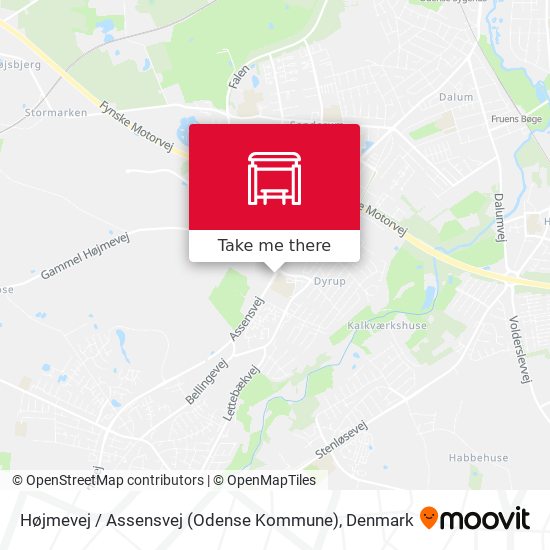 Højmevej / Assensvej (Odense Kommune) map