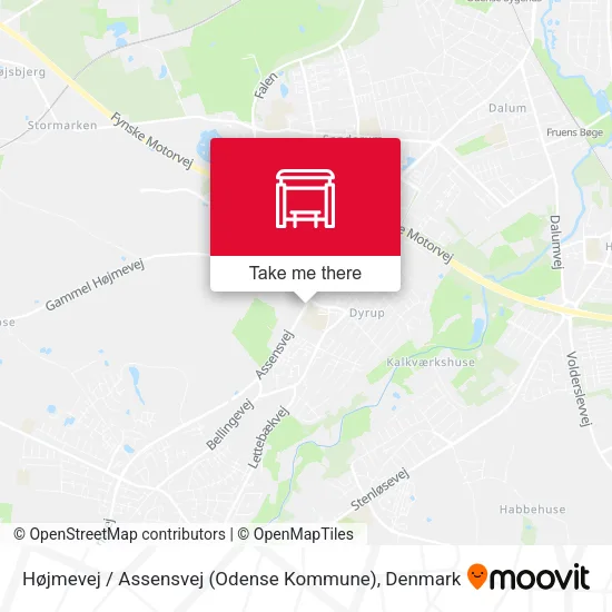 Højmevej / Assensvej (Odense Kommune) map