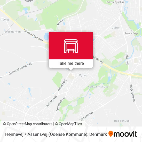 Højmevej / Assensvej (Odense Kommune) map