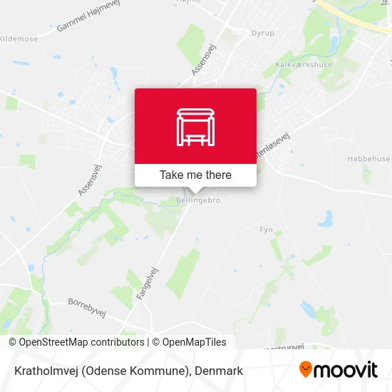 Kratholmvej (Odense Kommune) map