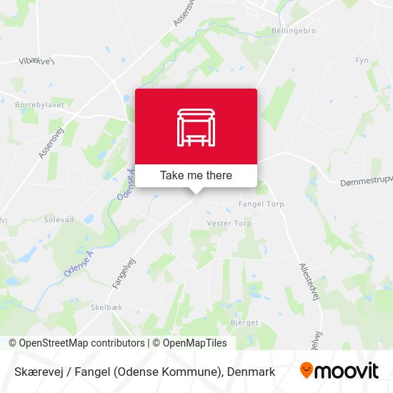 Skærevej / Fangel (Odense Kommune) map