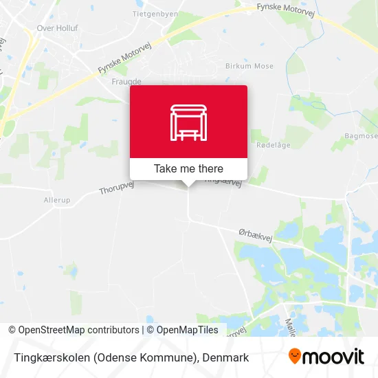 Tingkærskolen (Odense Kommune) map