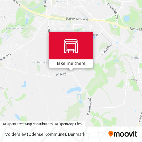 Volderslev (Odense Kommune) map