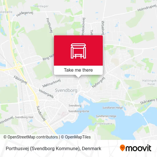 Porthusvej (Svendborg Kommune) map