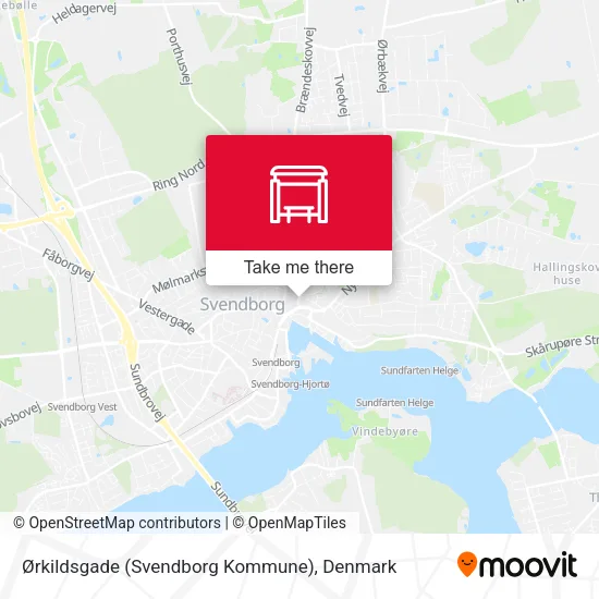 Ørkildsgade (Svendborg Kommune) map