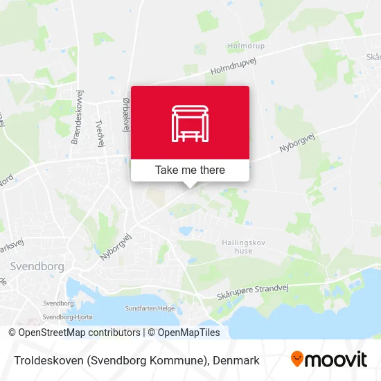 Troldeskoven (Svendborg Kommune) map